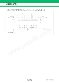 MB15E07SLPFV1-G-ER-6E1 Datasheet Page 14