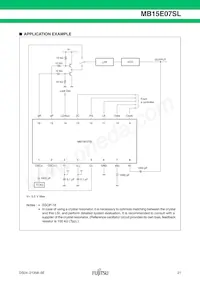 MB15E07SLPFV1-G-ER-6E1 데이터 시트 페이지 21