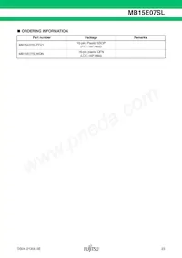 MB15E07SLPFV1-G-ER-6E1 데이터 시트 페이지 23