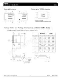 MK1709STR Datasheet Page 7