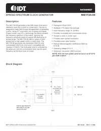 MK1726-08STR Datasheet Cover
