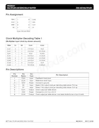 MK2302S-01TR Datasheet Page 2