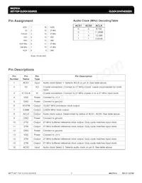 MK2761ASTR Datasheet Page 2