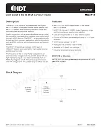 MK3711DMI Datasheet Copertura