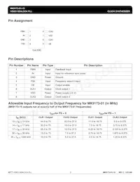 MK9173-15CS08T Datasheet Page 2