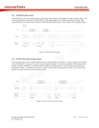 NAU85L40YG Datasheet Page 17