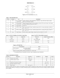 NBXDBA014LN1TAG Datasheet Page 2