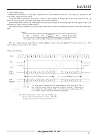 NJU6355ED Datasheet Page 3