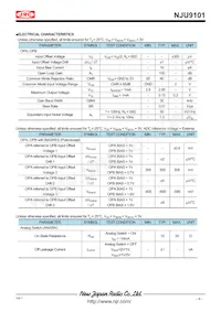 NJU9101MLE-TE1 Datasheet Page 4