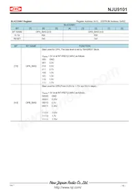NJU9101MLE-TE1 Datasheet Page 18