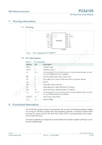 PCA2125TS/1 Datasheet Page 3