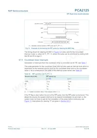 PCA2125TS/1數據表 頁面 19