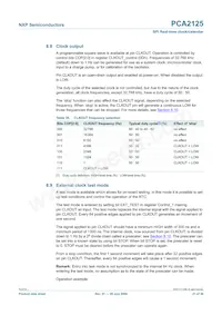 PCA2125TS/1 Datasheet Page 21