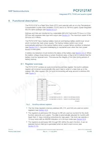 PCF2127AT/1 Datasheet Page 6