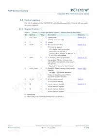 PCF2127AT/1 Datasheet Pagina 10