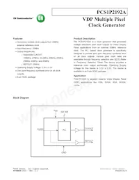 PCS1P2192AG-08SR Datasheet Cover