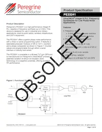 PE33241MLEA-X Datasheet Cover