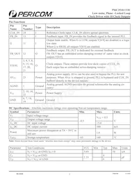 PI6C2510-133ELEX Datasheet Pagina 2