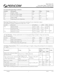 PI6C2510-133ELEX Datasheet Page 3