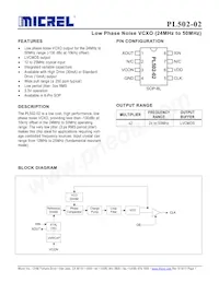 PL502-02SC Datasheet Copertura