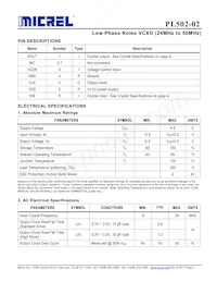 PL502-02SC Datasheet Pagina 2