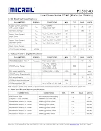 PL502-03SC Datasheet Page 3