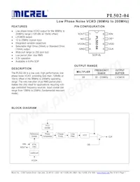 PL502-04SC Datasheet Cover