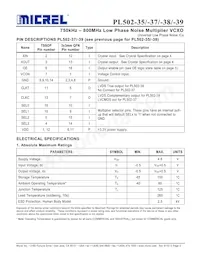 PL502-38OC Datasheet Page 3
