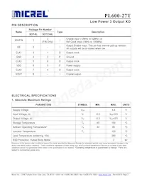 PL600-27TTI Datasheet Page 2