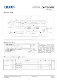 PT7C4307WE Datasheet Page 3