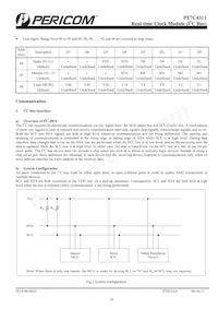 PT7C4311WE 데이터 시트 페이지 10