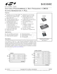 SI5350C-A-GMR Datasheet Cover