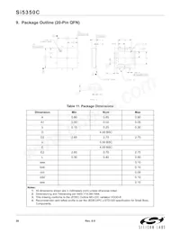 SI5350C-A-GMR Datasheet Page 20