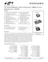 SI5351C-A-GUR Datasheet Cover
