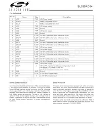 SL28SRC04BZIT Datasheet Page 2