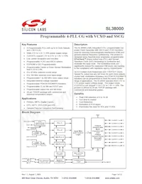 SL38000ZI-15AH Datasheet Cover