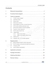 STHVDAC-253MF3 Datasheet Page 2