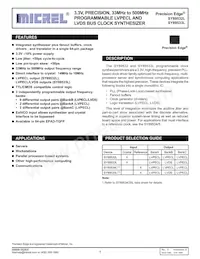 SY89532LHH Datasheet Cover