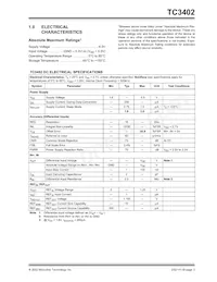 TC3402VQRTR Datasheet Pagina 3