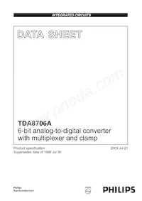TDA8706AM/C3 Datenblatt Cover