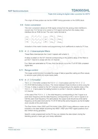 TDA9955HL/17/C1數據表 頁面 9