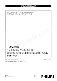 TDA9965HL/C3 Datenblatt Cover