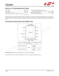 TS3001ITD822T Datasheet Page 2