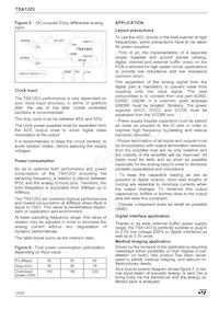 TSA1203IFT Datasheet Pagina 14
