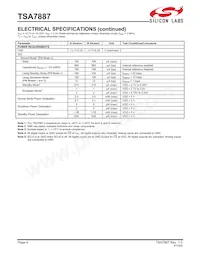 TSA7887BRZ-REEL數據表 頁面 4