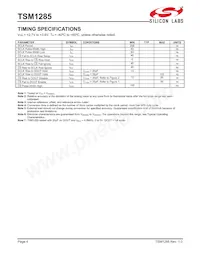 TSM1285BESA+T Datasheet Page 4