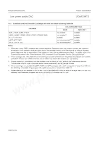 UDA1334TS/N1 Datasheet Page 18