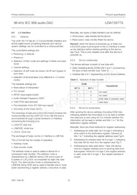 UDA1351TS/N1 Datasheet Page 12
