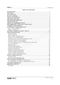 WM8213SCDS/RV Datasheet Page 2