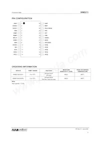 WM8213SCDS/RV Datasheet Page 3